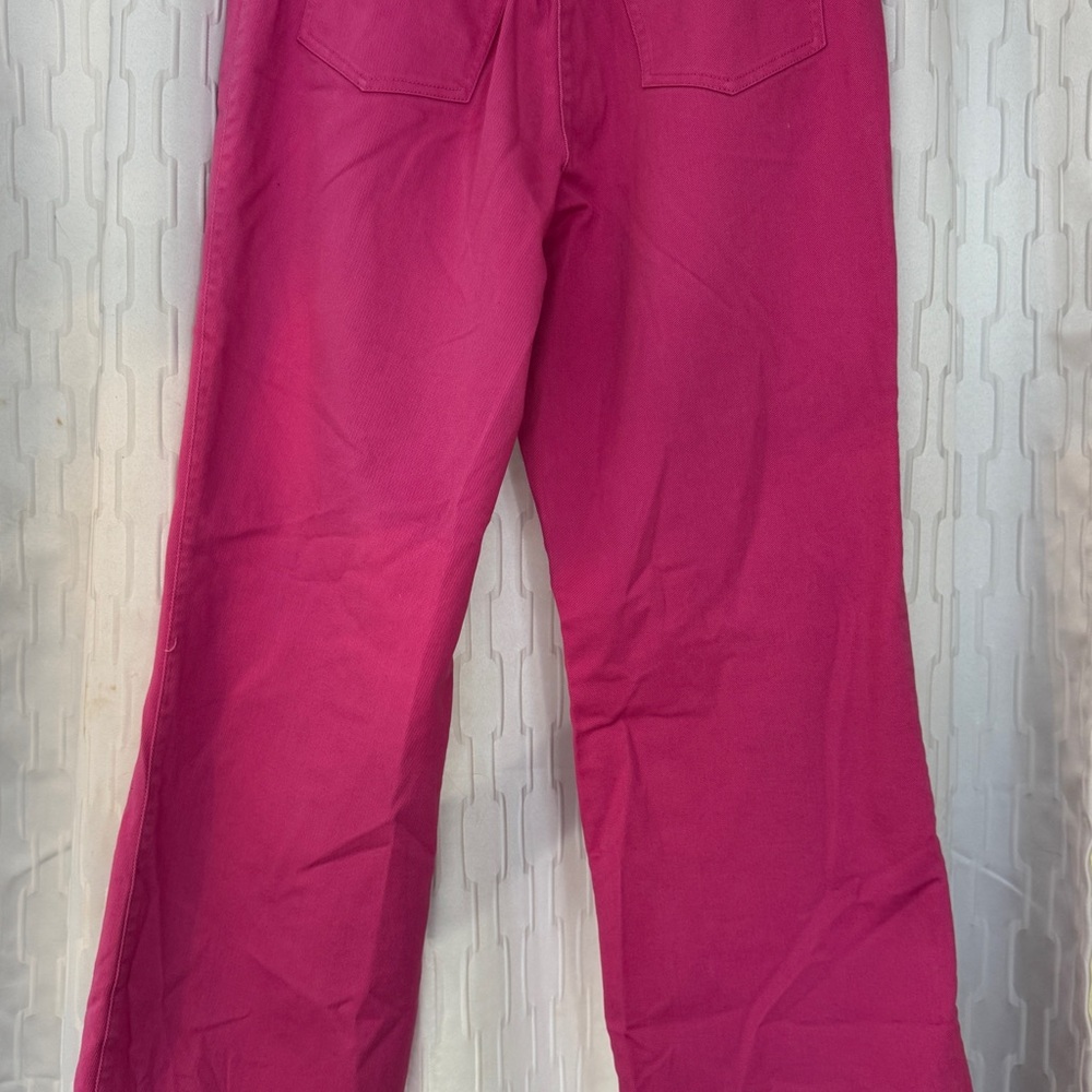 Susan Bristol Pink Wise Leg Jeans-Size 12 - Picture 3 of 9